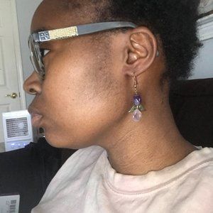 Amethyst Angels earrings